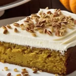 Pumpkin Cake with Cream Cheese Frosting