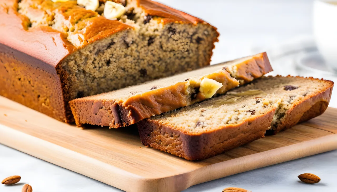 Sugar-Free Vegan Banana Loaf