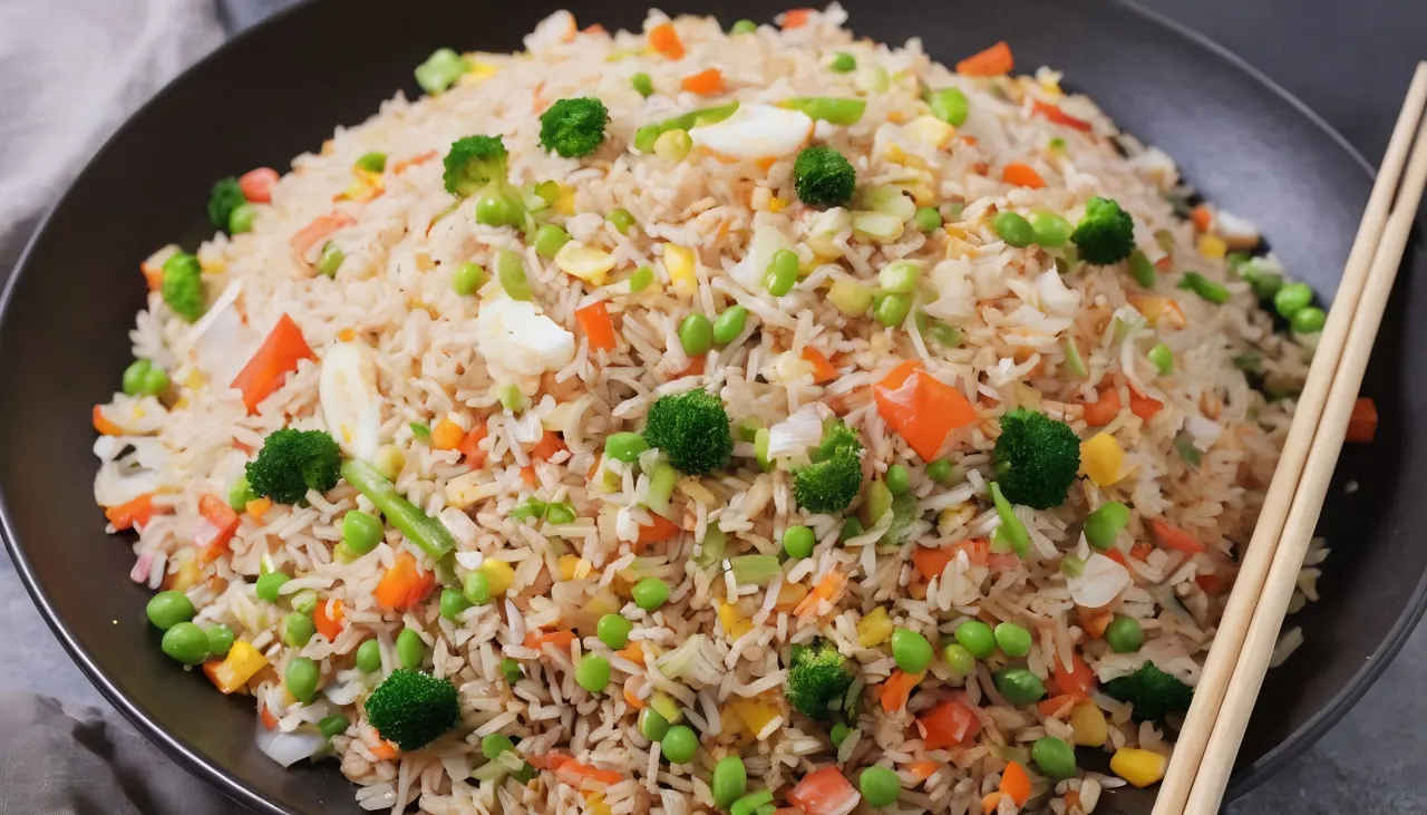 Egg Fried Rice with Vegetables