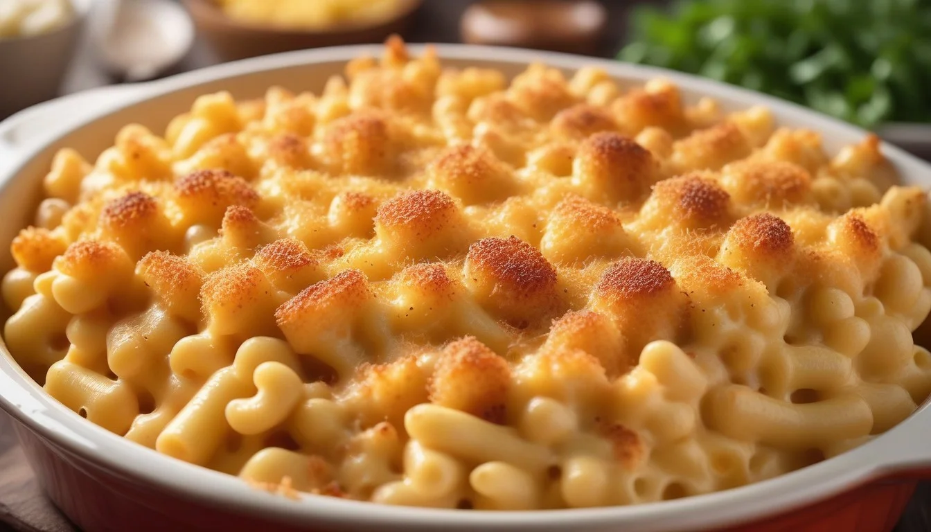 Homemade Baked Mac and Cheese