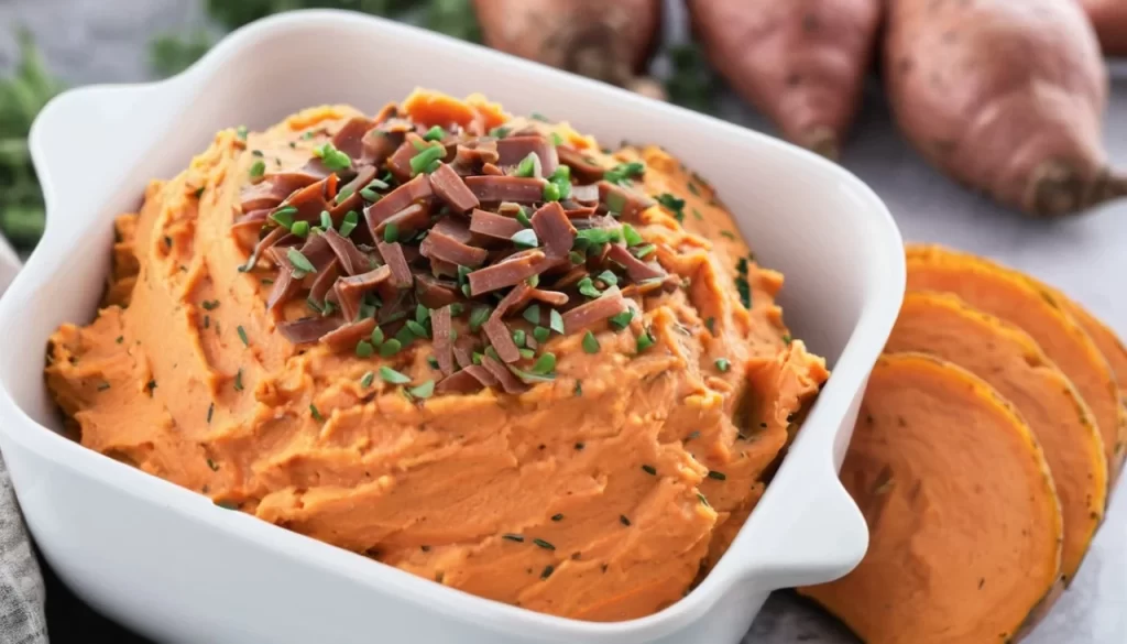 Instant Pot Savory Mashed Sweet Potatoes