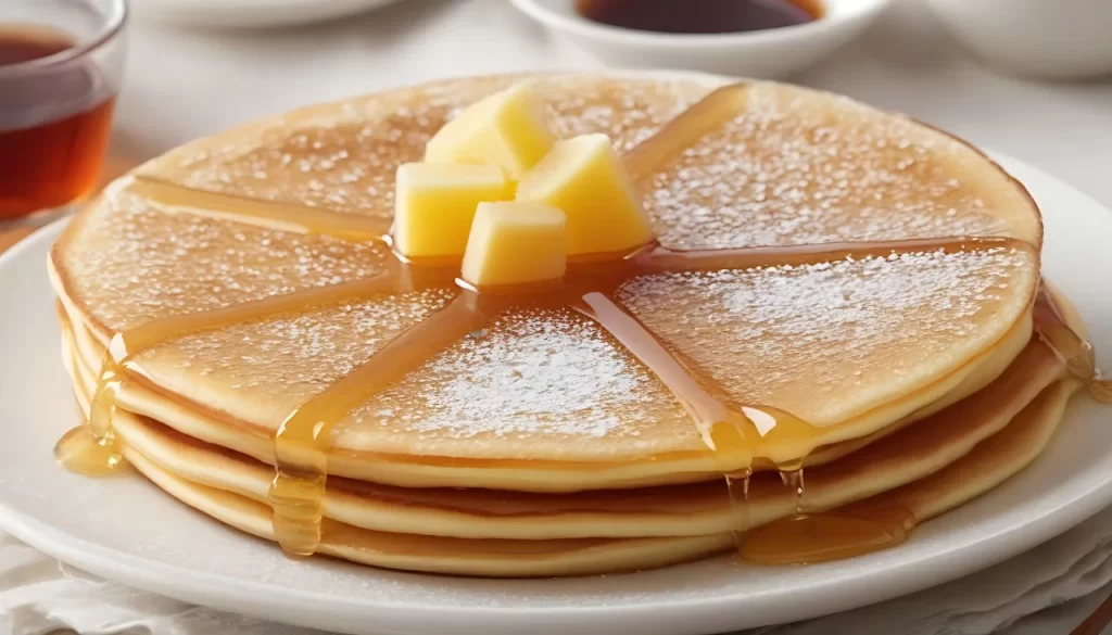 Pancakes with Sugar Syrup