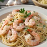 Creamy Garlic Shrimp Scampi Pasta