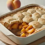 Peach Cobbler with Canned Peaches