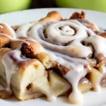 Cinnamon Roll Casserole with Apple Pie Filling