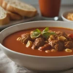 American Goulash with Tomato Soup