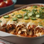 Chicken Enchilada Casserole with Cream of Chicken Soup