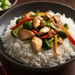 Chicken Stir Fry with Rice