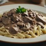 Hungarian Beef Stroganoff