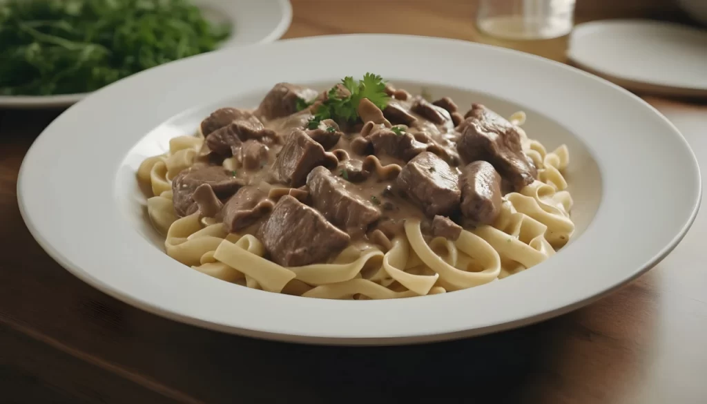 Hungarian Beef Stroganoff