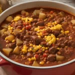 Old Fashioned Goulash with Corn and Potatoes