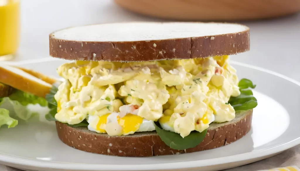 Simple Egg Salad with Mayo and Mustard