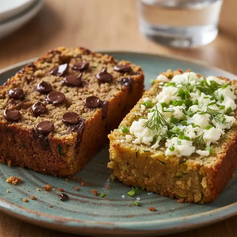 sweet and savory gluten free zucchini bread variations