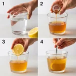 Natural Ozempic Recipe ingredients including apple cider vinegar, lemon, ginger, cayenne pepper, and honey