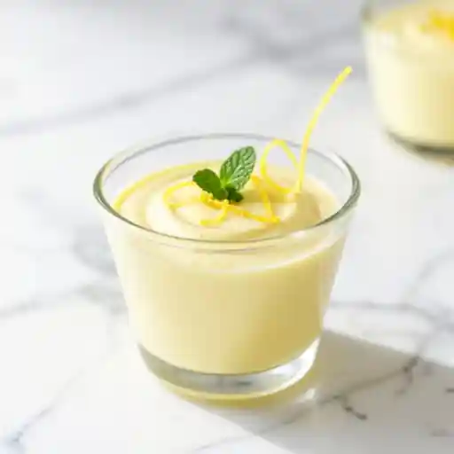 Lemon Mousse Recipe 2 Easy keto lemon mousse recipe in glass serving cups garnished with lemon zest