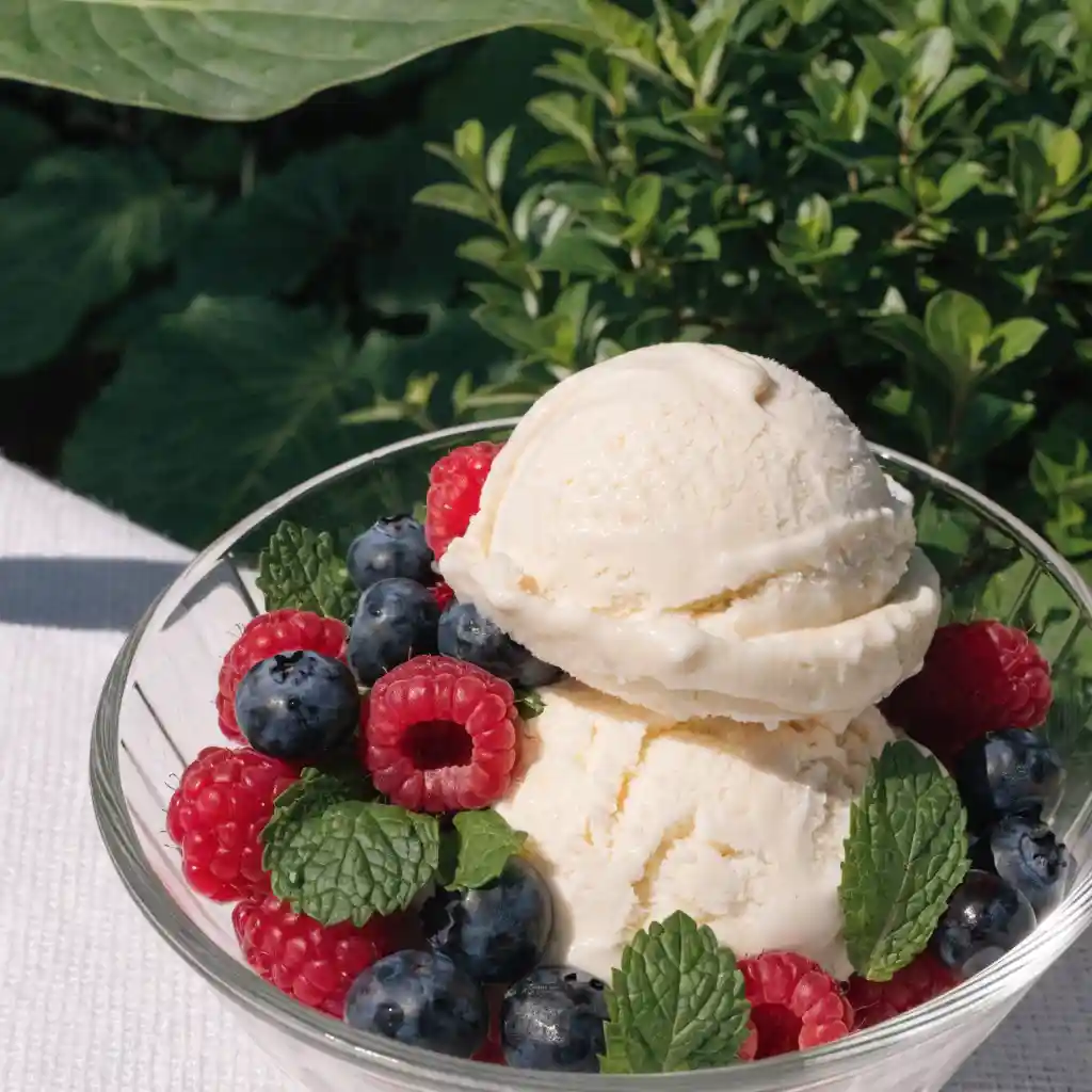 Low Carb Dessert Recipes 4 Keto ice cream in a glass bowl
