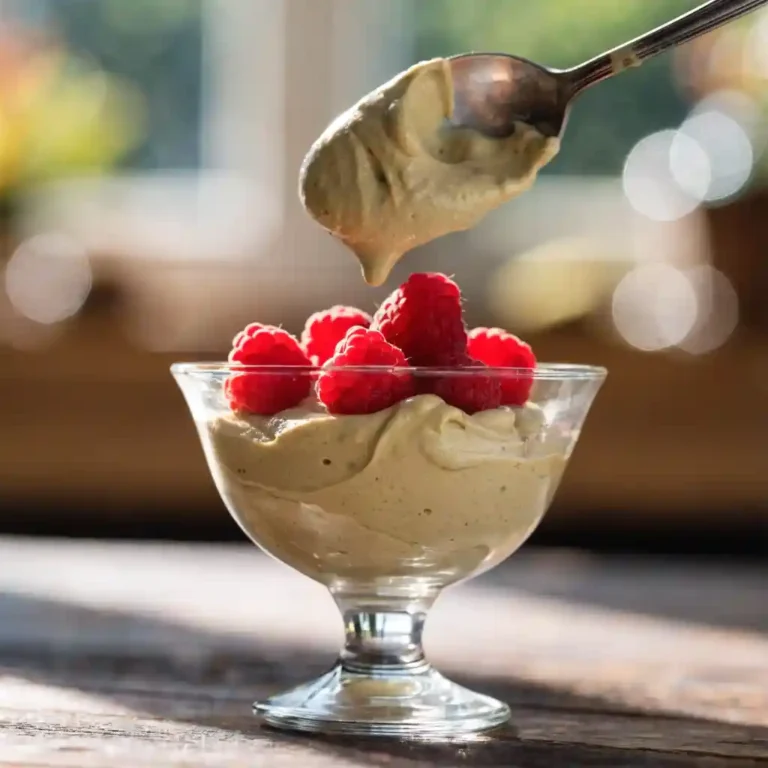diabetic dessert recipes 1 Sugar-free chocolate mousse made with avocado topped with fresh raspberries — a healthy diabetic dessert recipe